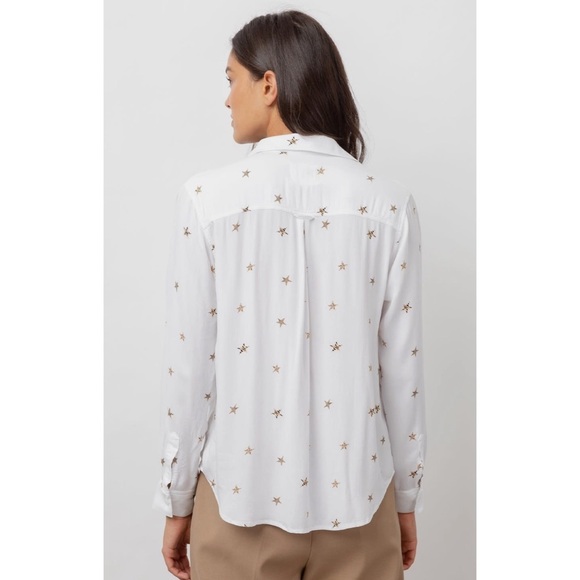 Rails NWT Rocsi Button Down Blouse - White - Small - Picture 3 of 15
